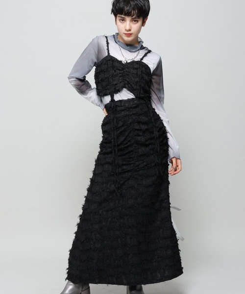 PAGEBOY（ページボーイ）の「ハイウエストビスチェSET（ワンピース・レディース・ブラック/アイボリー・FREE）」の17枚目の写真