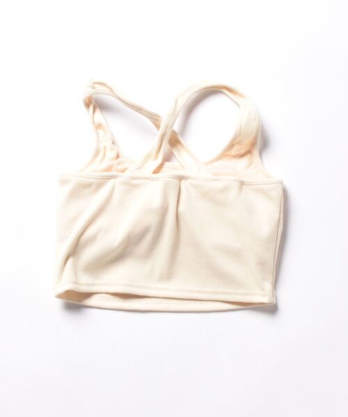 JILL STUART（ジルスチュアート）の「《Exclusive Line》リブブラトップ（キャミソール・レディース・ベージュ・FREE）」の2枚目の写真