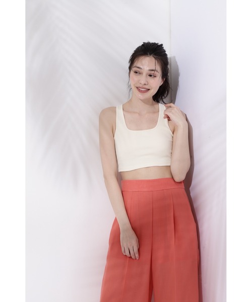 JILL STUART（ジルスチュアート）の「《Exclusive Line》リブブラトップ（キャミソール・レディース・ベージュ・FREE）」の14枚目の写真