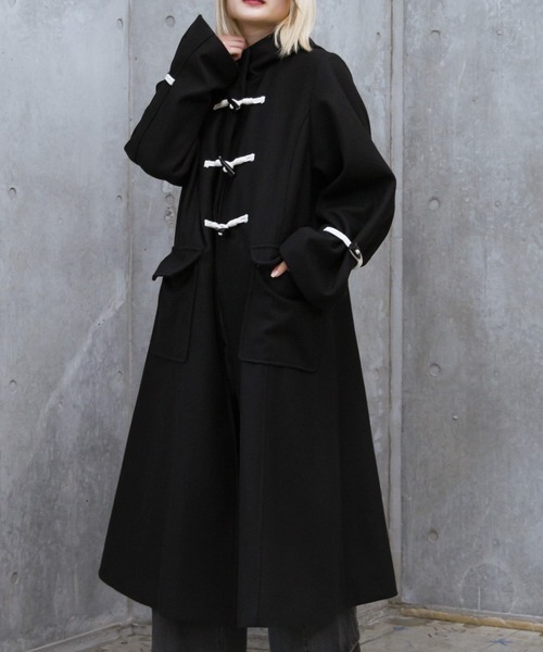 PAGEBOY(ページボーイ)の「ダッフルコート(ダッフルコート・レディース・ホワイト/ブラック・FREE)」の8枚目の写真