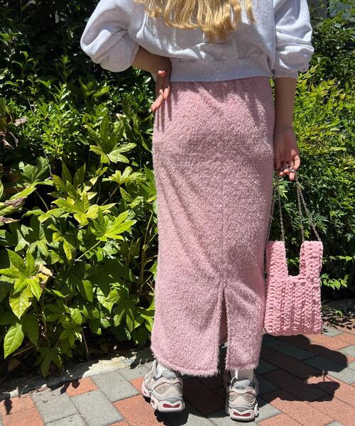 PHILLY（フィリー）の「【PHILLY】キラキラシャギーロングスカート（スカート・レディース・ピンク/ブラック・FREE）」の19枚目の写真