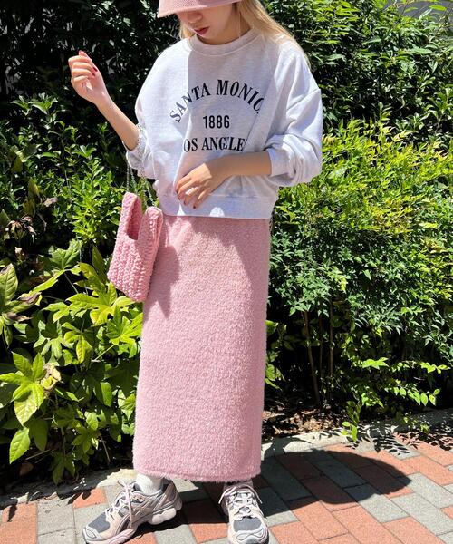 PHILLY（フィリー）の「【PHILLY】キラキラシャギーロングスカート（スカート・レディース・ピンク/ブラック・FREE）」の20枚目の写真