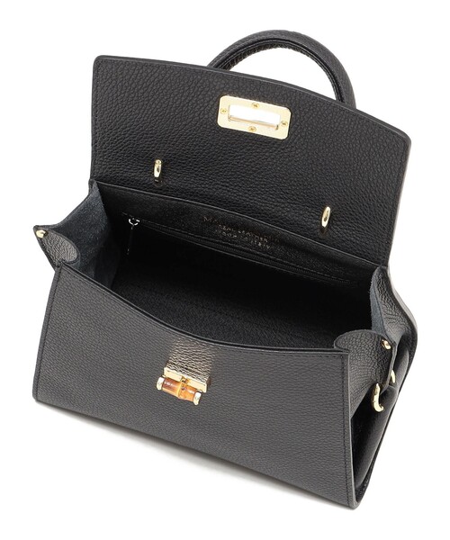 MARCO BIANCHINI(マルコビアンチーニ)の「MARCO BIANCHINI: フラップ ショルダーバッグ(ショルダーバッグ・レディース・ベージュ/ブラック・ONE SIZE)」の7枚目の写真