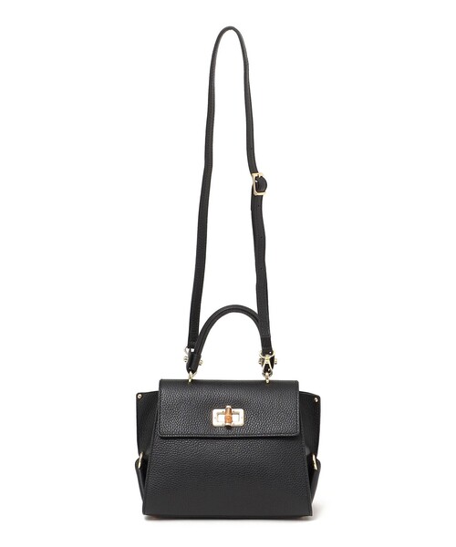 MARCO BIANCHINI(マルコビアンチーニ)の「MARCO BIANCHINI: フラップ ショルダーバッグ(ショルダーバッグ・レディース・ベージュ/ブラック・ONE SIZE)」の10枚目の写真