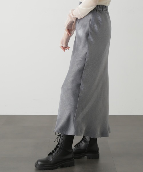 FREE'S MART(フリーズマート)の「◆シャイニーナロースカート(スカート・レディース・ベージュ/グリーン/ブラック・MEDIUM/SMALL)」の20枚目の写真