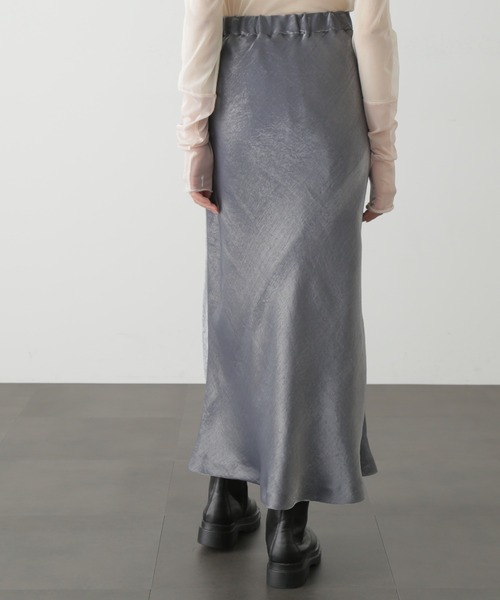 FREE'S MART(フリーズマート)の「◆シャイニーナロースカート(スカート・レディース・ベージュ/グリーン/ブラック・MEDIUM/SMALL)」の21枚目の写真