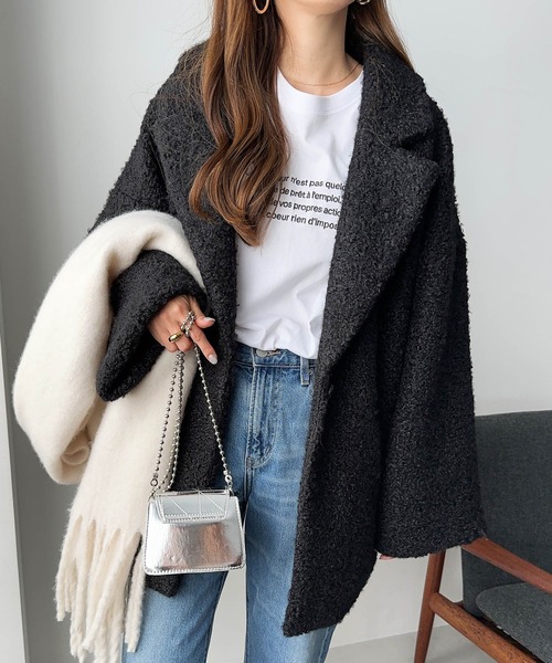 美品・23年モデル✨アイシービー メモリーツイルフーデッドコート トープ M 美品・23年モデル✨アイシービー メモリーツイルフーデッド