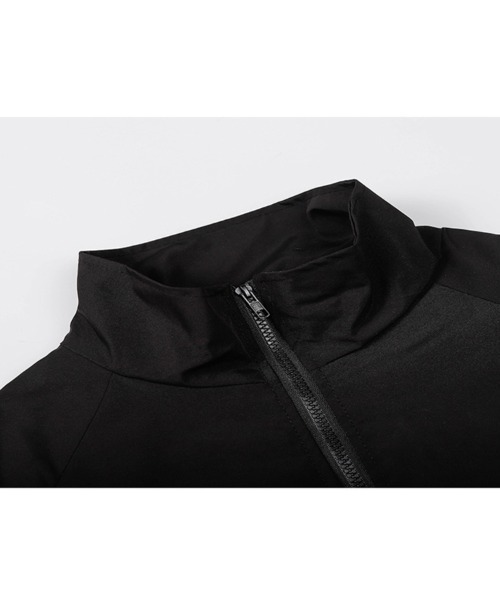 オーバーサイズ 黒 スタンドカラー ジャケット ROOP TOKYO ブルゾン アウター Stand color Over Size Jacket