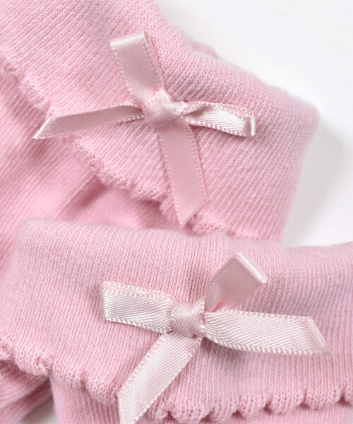 BeBe(ベベ)の「リボン付き折り返しソックス(11~24cm)(ソックス/靴下・キッズ・ピンク/ホワイト/ネイビー・17.0cm/19.0cm/15.0cm/21.0cm/24.0cm/13.0cm)」の13枚目の写真