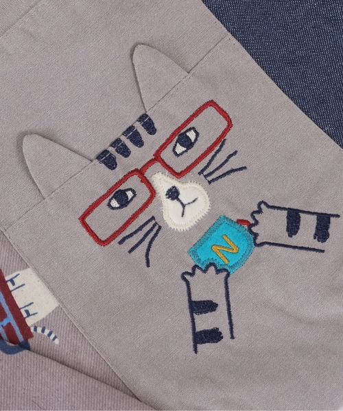 ポーチ　巾着　パッチワーク　トートバッグ　パクパクポーチ　猫柄 livingut_483439
