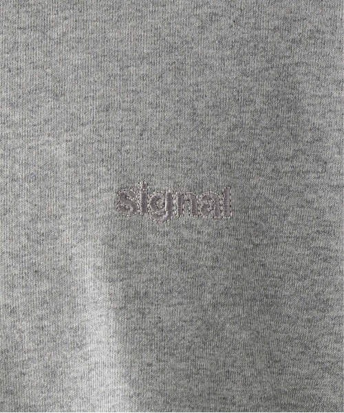 SIGNAL SPORTS（シグナルスポーツ）の「【SIGNAL SPORTS】16/1ワンポイント刺繍/オーバーサイズTシャツ（Tシャツ/カットソー・メンズ・イエロー系その他/ブラック/ホワイト/ダークグリーン/グレー系その他/その他4/グリーン系その他・LARGE/MEDIUM/SMALL）」の21枚目の写真