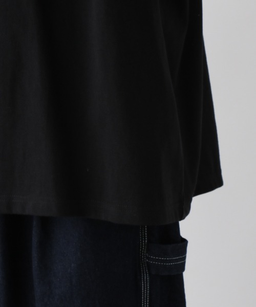 SIGNAL SPORTS（シグナルスポーツ）の「【SIGNAL SPORTS】16/1ワンポイント刺繍/オーバーサイズTシャツ（Tシャツ/カットソー・メンズ・イエロー系その他/ブラック/ホワイト/ダークグリーン/グレー系その他/その他4/グリーン系その他・LARGE/MEDIUM/SMALL）」の18枚目の写真