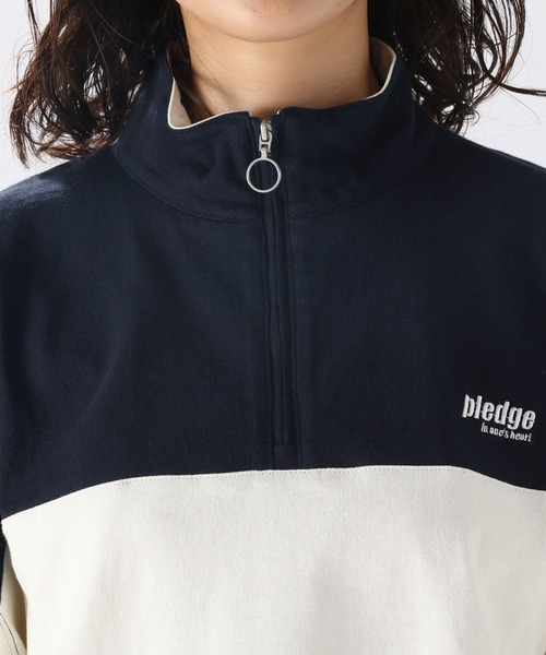 セール】度詰め天竺ハーフZIP（スウェット）｜niko and（ニコアンド