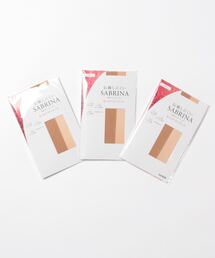 SABRINA（サブリナ）の「SABRINA/サブリナ 伝線しにくい あったかストッキング 3足組（タイツ/ストッキング）」