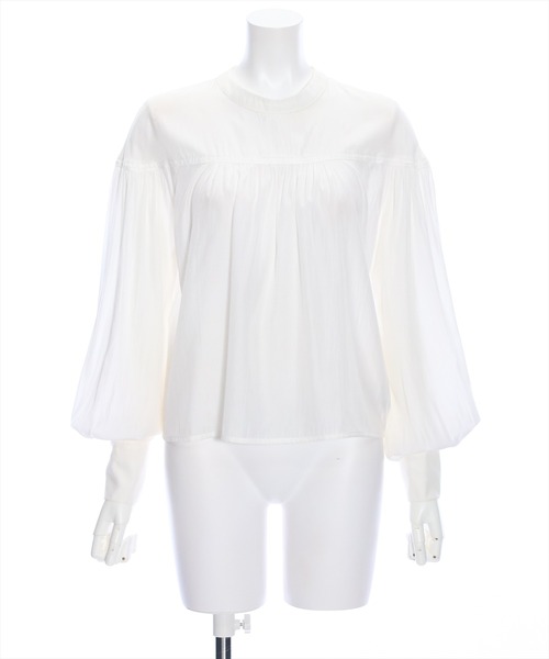 clear（クリア）の「切替ギャザーボリュームスリーブブラウス（シャツ