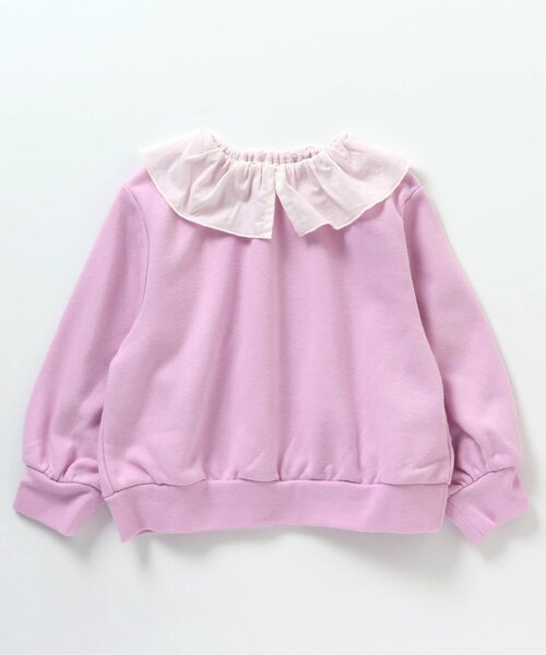 セール】【WEB限定】フリル衿トレーナー（スウェット）｜apres les