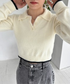 Short Polo Knit（ニット/セーター）｜anuke（アンヌーク）の