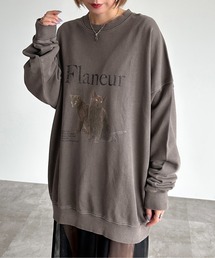 apres jour mignon | ヴィンテージライクピグメントスウェット【ZOZOTOWN限定アイテム】(スウェット)