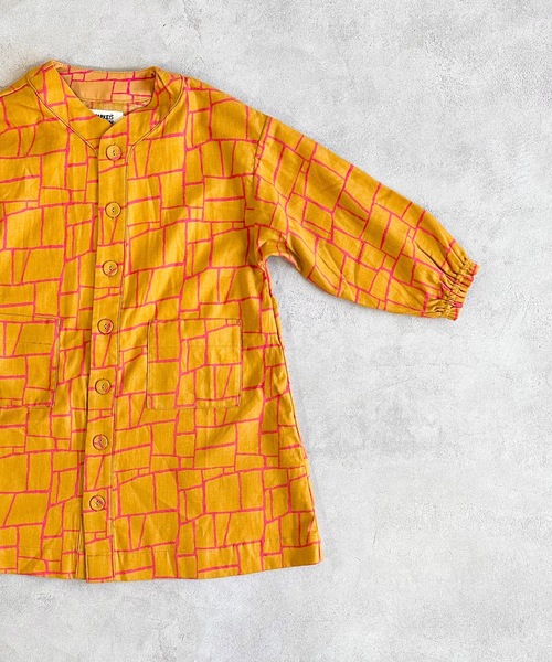 HOGAN RANCH WEAR(ホーガンランチウエア)の「ソウガラネルシャツワンピース(90~150cm)(ワンピース・キッズ・グリーン/マルチ/オレンジ・130/140/150/90/100/110/120)」の11枚目の写真