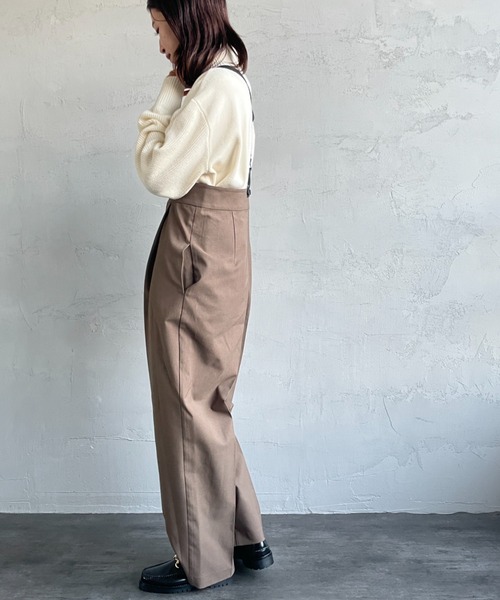 JF Ready Made（ジェイエフレディメイド）の「[Jf Ready Made/ジェイエフレディメイド] 袖編地切り替え ハイネックニット（ニット/セーター・レディース・グレー/アイボリー/レッド/ブラック/ネイビー・F）」の20枚目の写真