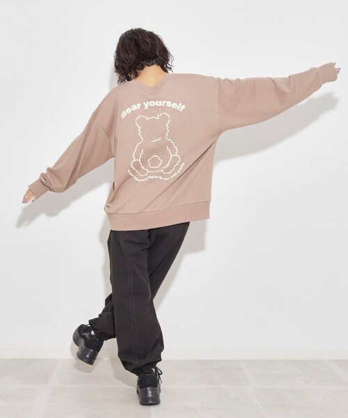Haru⭐︎ 値下げオファー❌❗️★新品 ピンクラテ★裏起毛プルオーバー PINK-latte（ピンクラテ）の「◇ピンクラテ裏毛プルオーバー