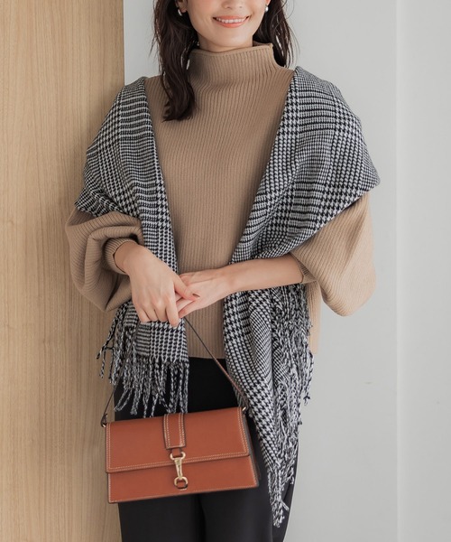 coca(coca)(コカ)の「【WEB限定セール】チェック柄マフラー(マフラー・レディース・A/B/D/C・ONE SIZE)」の3枚目の写真