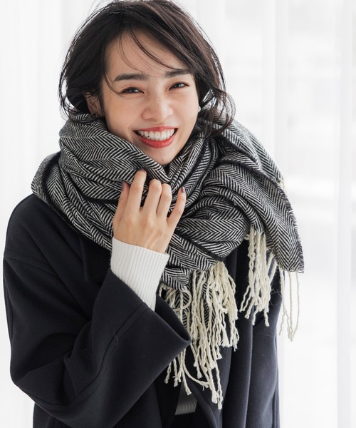 coca(coca)(コカ)の「【WEB限定セール】チェック柄マフラー(マフラー・レディース・A/B/D/C・ONE SIZE)」の4枚目の写真
