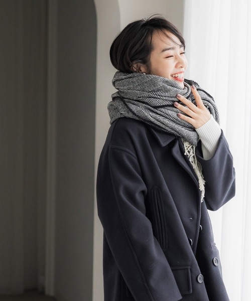 coca(coca)(コカ)の「【WEB限定セール】チェック柄マフラー(マフラー・レディース・A/B/D/C・ONE SIZE)」の10枚目の写真