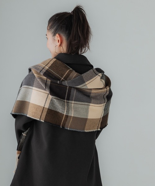 coca(coca)(コカ)の「【WEB限定セール】チェック柄マフラー(マフラー・レディース・A/B/D/C・ONE SIZE)」の13枚目の写真