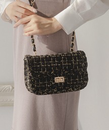 Julia Boutique | ツイードデザインチェーンショルダーミニバッグ/23609(ショルダーバッグ)