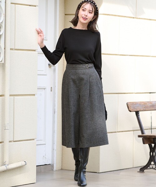 ANY SIS(エニィスィス)の「【洗える】カシミヤブレンド ニット(ニット/セーター・レディース・レッド系/ピンク系/ライトグレー系/ブラック系/ライトグリーン系・2)」の21枚目の写真