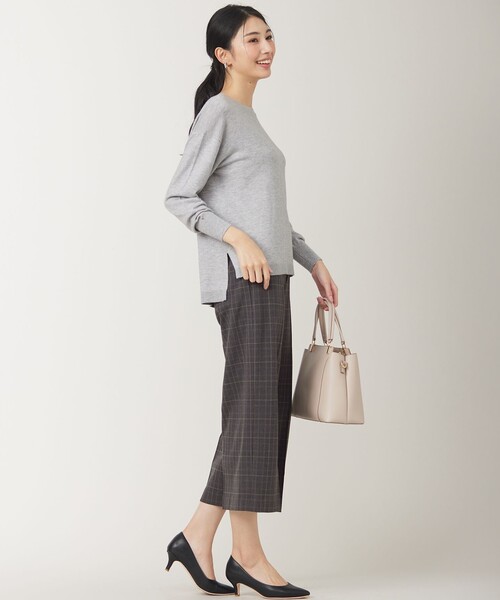 ANY SIS(エニィスィス)の「【洗える】カシミヤブレンド ニット(ニット/セーター・レディース・レッド系/ピンク系/ライトグレー系/ブラック系/ライトグリーン系・2)」の22枚目の写真