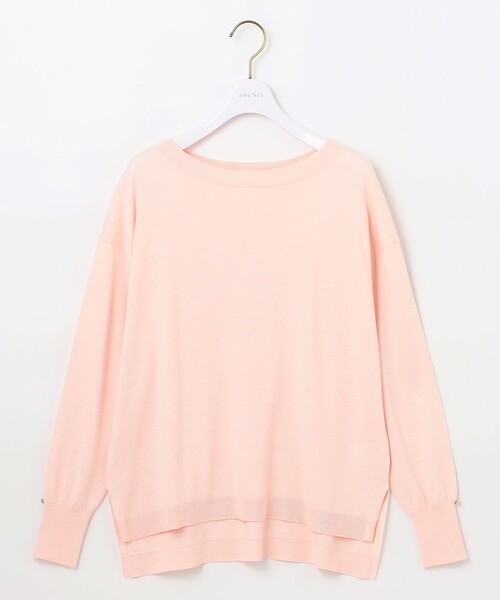 ANY SIS(エニィスィス)の「【洗える】カシミヤブレンド ニット(ニット/セーター・レディース・レッド系/ピンク系/ライトグレー系/ブラック系/ライトグリーン系・2)」の8枚目の写真