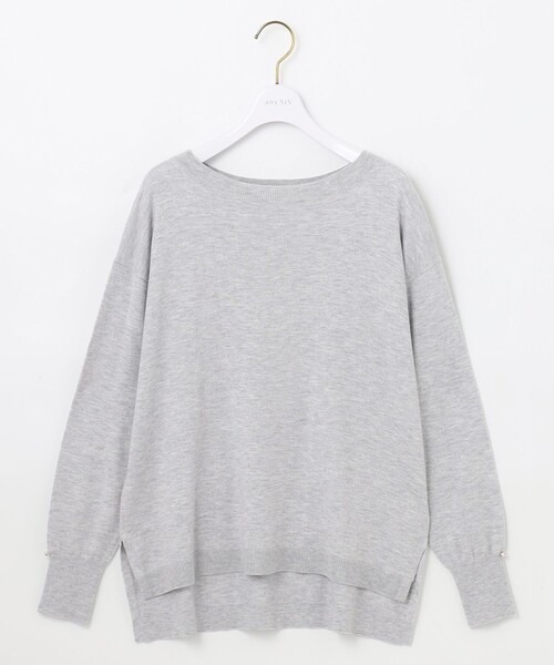 ANY SIS(エニィスィス)の「【洗える】カシミヤブレンド ニット(ニット/セーター・レディース・レッド系/ピンク系/ライトグレー系/ブラック系/ライトグリーン系・2)」の11枚目の写真