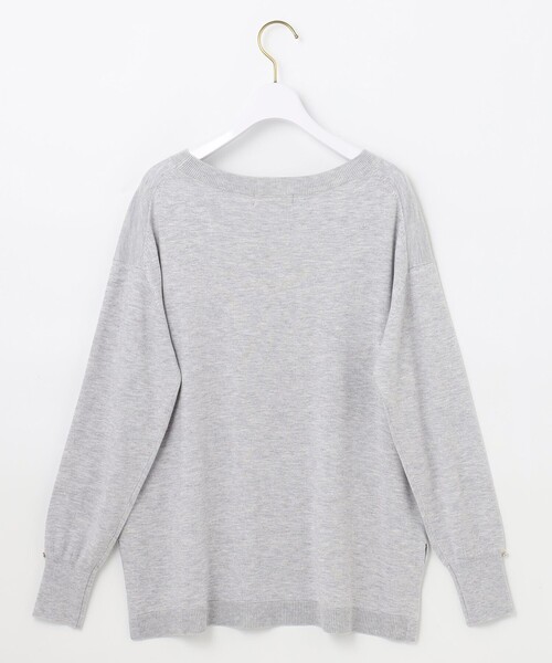 ANY SIS(エニィスィス)の「【洗える】カシミヤブレンド ニット(ニット/セーター・レディース・レッド系/ピンク系/ライトグレー系/ブラック系/ライトグリーン系・2)」の12枚目の写真