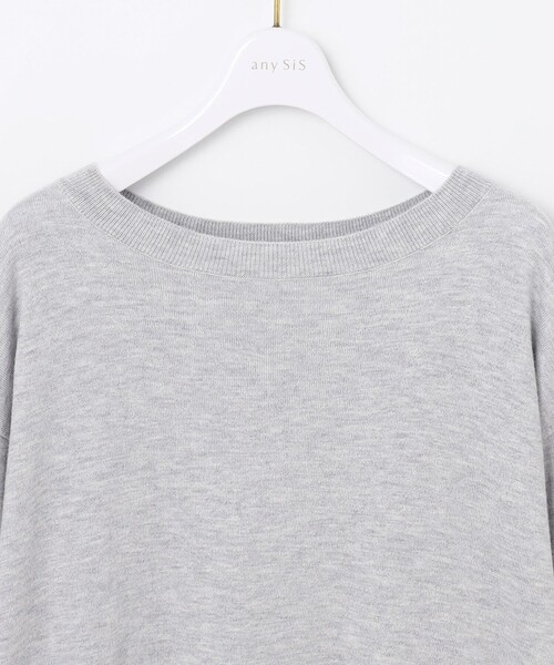 ANY SIS(エニィスィス)の「【洗える】カシミヤブレンド ニット(ニット/セーター・レディース・レッド系/ピンク系/ライトグレー系/ブラック系/ライトグリーン系・2)」の13枚目の写真