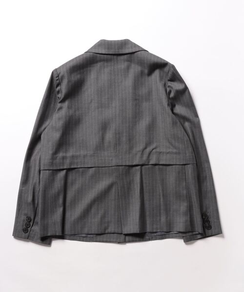 HERENCIA(ヘレンチア)の「2Way シングル テーラードジャケット(テーラードジャケット・レディース・ブラック/グレー系その他/ブラック系その他・FREE)」の4枚目の写真