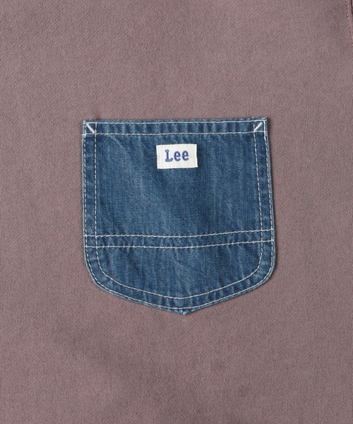 Lee(リー)の「【Lee別注】デニムポケットパーカー(パーカー・メンズ・ピンク・M/XL/L)」の6枚目の写真