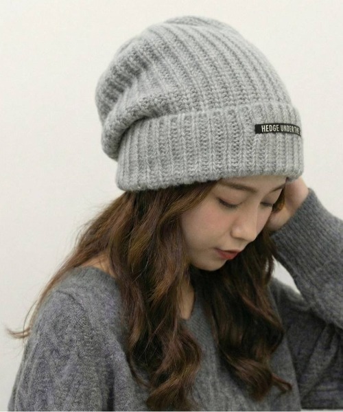 セール】BIGシルエット ニット帽（ニットキャップ/ビーニー）｜pumpkin