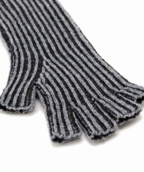 CONTROL FREAK / CTFK(コントロールフリーク)の「CONTROL FREAK(コントロールフリーク)ツートンリブアームウォーマー(アームカバー・レディース・グレー/アイボリー/ブルー・FREE)」の11枚目の写真