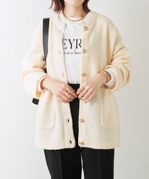 COLLAGE GALLARDAGALANTE | メランジニットカーディガン(カーディガン/ボレロ)