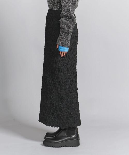 ユナイテッドアローズ UNITED ARROWS 黒 シャーリングスカート ユナイテッドアローズ UNITED ARROWS 黒 シャーリングスカート UNITED