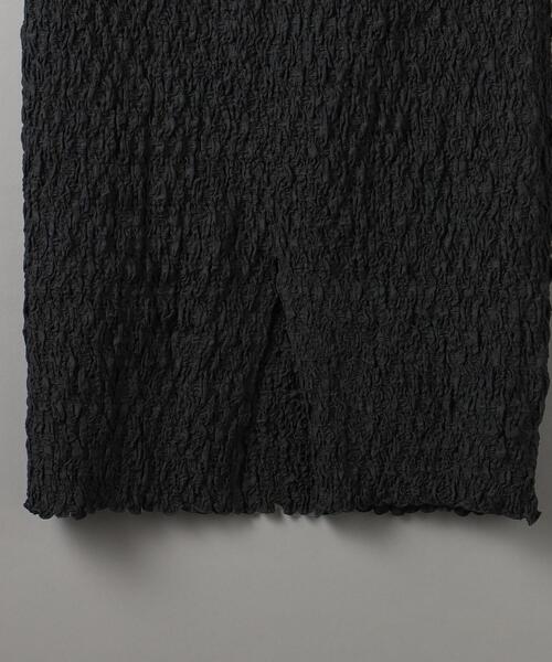 BEAUTY&YOUTH UNITED ARROWS（ビューティーアンドユースユナイテッドアローズ）の「シャーリング タイトスカート（スカート・レディース・ブラック/オフホワイト・M/S）」の14枚目の写真