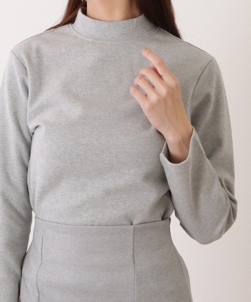 Lace Ladies(レースレディース)の「プチハイネック ベーシック 裏起毛 プルオーバー(その他トップス・レディース・ブルー/ブラック/ホワイト/グレー/パープル・M/XL)」の3枚目の写真