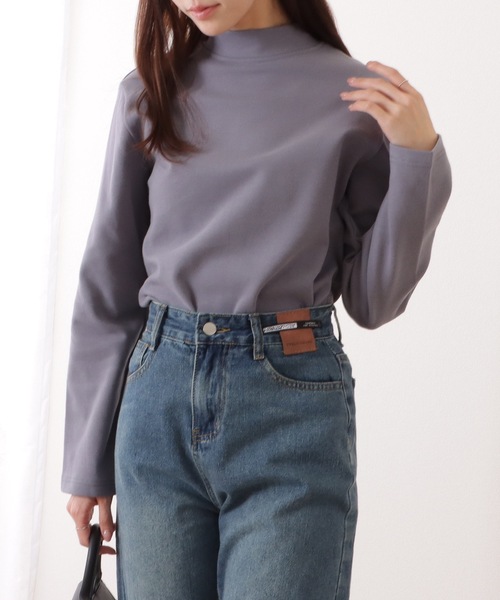 Lace Ladies(レースレディース)の「プチハイネック ベーシック 裏起毛 プルオーバー(その他トップス・レディース・ブルー/ブラック/ホワイト/グレー/パープル・M/XL)」の11枚目の写真