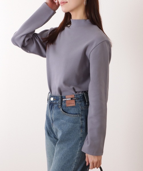 Lace Ladies(レースレディース)の「プチハイネック ベーシック 裏起毛 プルオーバー(その他トップス・レディース・ブルー/ブラック/ホワイト/グレー/パープル・M/XL)」の12枚目の写真