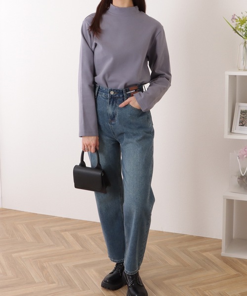 Lace Ladies(レースレディース)の「プチハイネック ベーシック 裏起毛 プルオーバー(その他トップス・レディース・ブルー/ブラック/ホワイト/グレー/パープル・M/XL)」の14枚目の写真