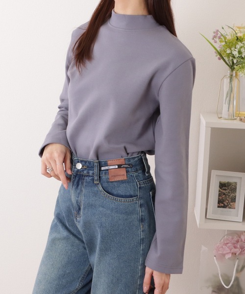Lace Ladies(レースレディース)の「プチハイネック ベーシック 裏起毛 プルオーバー(その他トップス・レディース・ブルー/ブラック/ホワイト/グレー/パープル・M/XL)」の15枚目の写真