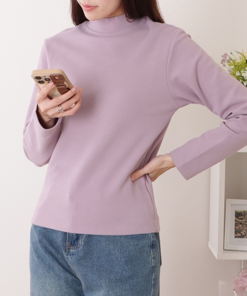 Lace Ladies(レースレディース)の「プチハイネック ベーシック 裏起毛 プルオーバー(その他トップス・レディース・ブルー/ブラック/ホワイト/グレー/パープル・M/XL)」の16枚目の写真