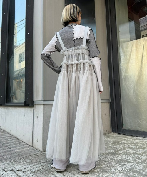 Candy Stripper(キャンディストリッパー)の「CND SWITCHED RIB トップス(その他トップス・レディース・ヘザーグレー/ラベンダー/ブルー・2)」の14枚目の写真